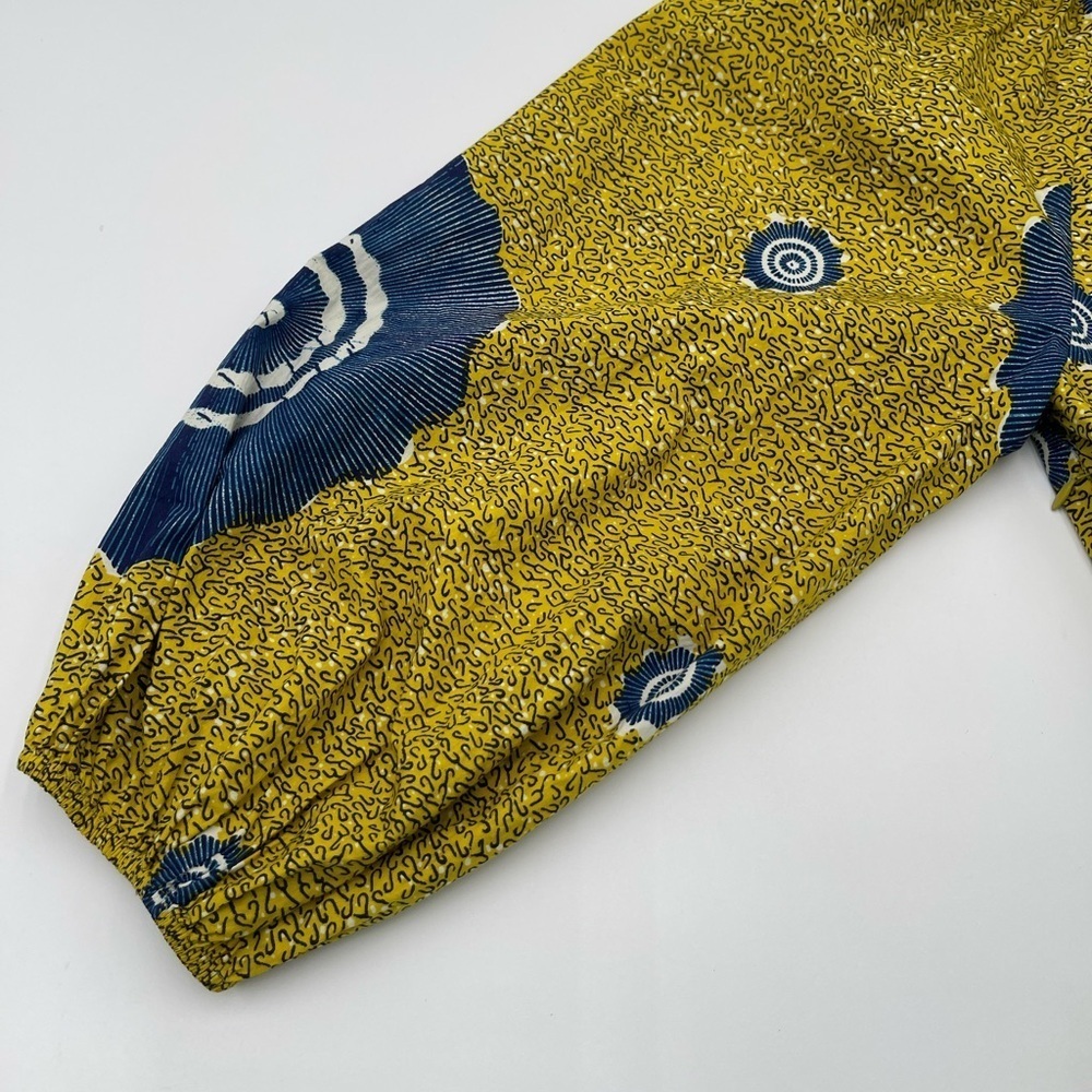 Ulla Johnson Sz 2 Emelyn 100% Cotton Dress Puff Sleeve Bold Print Wedding Event - Picture 12 of 16